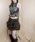 Heart Peplum Top & Collar